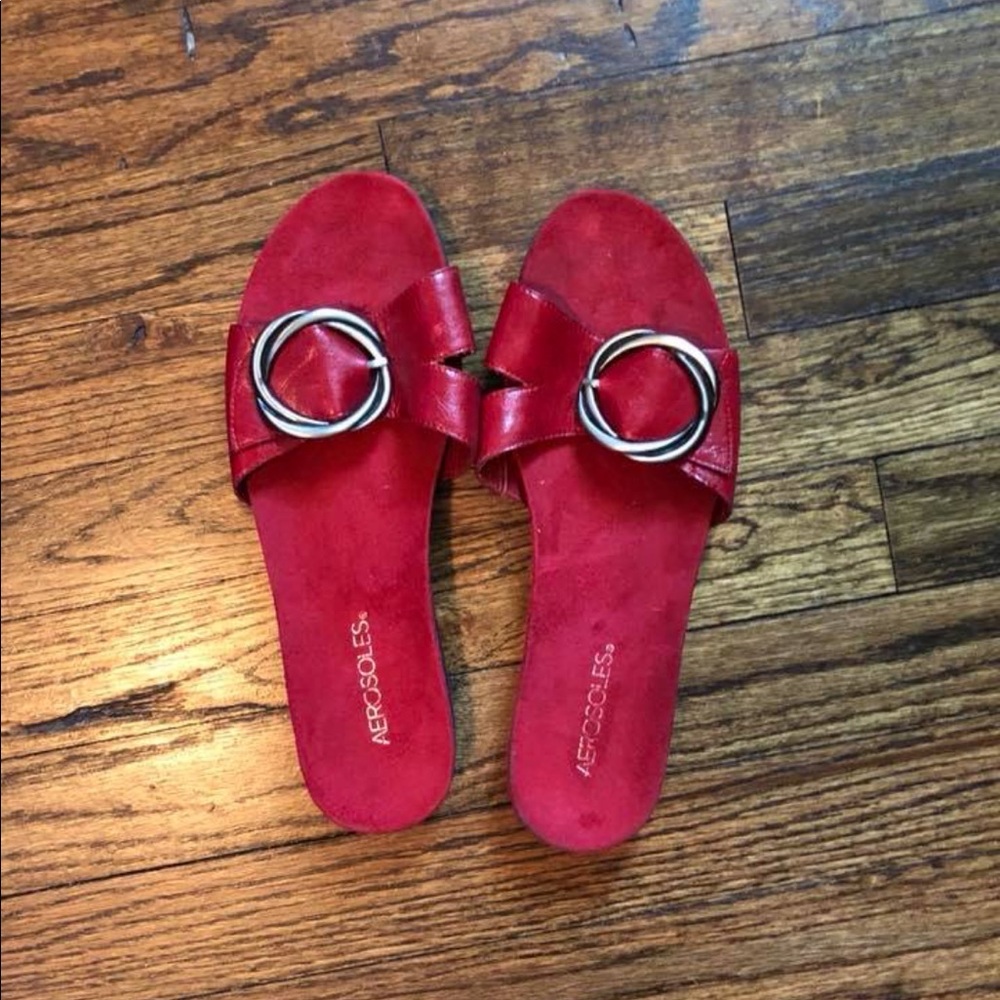 Red Aerosoles Sandals
